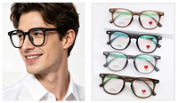 Monturas de Gafas Ligeras TR con Diseño Personalizado, Monturas Ópticas Flexibles y Modernas para Uso Diario y Pedidos al por Menor