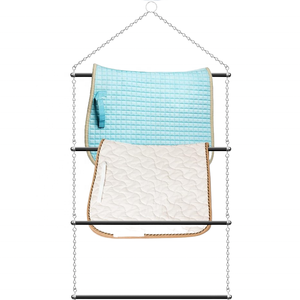 Horshi Étagère robuste pour couvertures <span class=keywords><strong>de</strong></span> cheval, échelle pour suspendre les selles, les couvertures et les tapis - Product Image 2