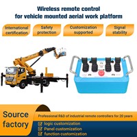 Vanne de commande hydraulique à joystick haute précision 24V NM-010 pour grue de construction, réponse rapide 20ms, étanche IP68, portée 225M