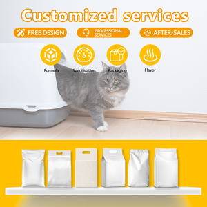 Huisdierbenodigdheden <span class=keywords><strong>Best</strong></span> Verkopende Cassave Zand Kattenbakvulling Vriendelijke En Gezonde Kattenbakvulling Gemaakt Van Natuurlijke Planten Spoelbare Kattenbakvulling - Product Image 2