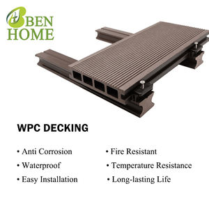 Bon <span class=keywords><strong>effet</strong></span> anti-dérapant Decking Matériaux de construction et Wpc Diy Deck Tile - Product Image 5