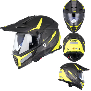 <span class=keywords><strong>LS2</strong></span> MX436 Original ECE/DOT-Zertifizierter Autobahn- und Geländehelm Dual-Use Motorrad-Rallyehelm Motorradhelm - Product Image 3