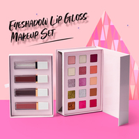 Ensemble de maquillage pour les lèvres 3-en-1 avec logo personnalisé, crayon à lèvres, gloss à lèvres, poudre à lèvres, fini mat, longue tenue, haute pigmentation, marque privée, 19 couleurs