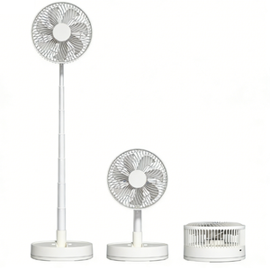 Ventilador de Mesa Oscilante Recargable al por Mayor, Plegable y Extensible de 10cm a 33cm, 4 Niveles de Viento para Hoteles, Dormitorios y Apartamentos - Product Image 5