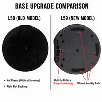 Support de téléphone réglable avec base lestée de 3 kg, modèle 1 Sample Ok L59, pour la visualisation des appels téléphoniques, pour la vente en gros, fabricant professionnel pour le voyage