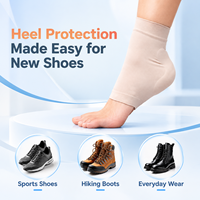 Coussinets de talon en gel lavables, inserts de chaussures pour soulager l'inconfort, pour la bosse de Haglund et la bursite, pour hommes et femmes