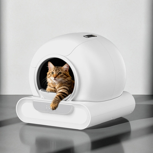 Inodoro para Mascotas con Sensor Infrarrojo, Control de Olores, Arenero Automático para Gatos, Inodoro para Gatos de Gran Espacio de 65L, <span class=keywords><strong>Sin</strong></span> Olores - Product Image 2