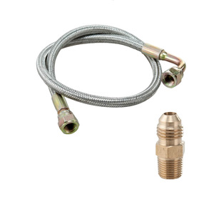 Tuyau d'alimentation en huile tressé en acier inoxydable Haofa, raccord de turbocompresseur T3T4 T25 T28 EP-WXB04 - Product Image 1
