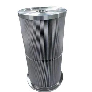 Hot sale 304 316L Stainless Steel Fold Wave Filter Element Hydraulic Oil Filter