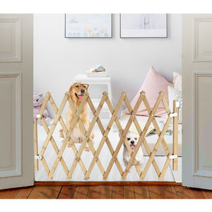 Pagar anjing lipat bambu pabrikan pagar pelindung hewan peliharaan dapat diperbesar memberikan keamanan dan perlindungan untuk anjing - Product Image 5