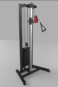 Macchina Cavi Crossover per Allenamento Corpo Trazioni <span class=keywords><strong>Lat</strong></span> <span class=keywords><strong>Machine</strong></span> Bicipiti Tricipiti Vogatore Trainer Torre a Puleggia Alta Montata a <span class=keywords><strong>Parete</strong></span> con Carico a Dischi - Product Image 5