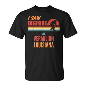 Maglietta Bigfoot Lives In Vermilion Parish Louisiana - Product Image 1