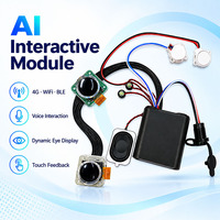 Module d'assistant vocal avec modèle IA personnalisé, double écran LCD, animation des yeux, contrôle tactile pour poupée en peluche, développement OEM