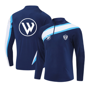 ชุดวอร์มฟุตบอลย้อนยุคคุณภาพสูงราคาถูกจากไทย ผลิตจากโพลีเอสเตอร์ 100% ระบายอากาศได้ดี แห้งเร็ว - Product Image 1