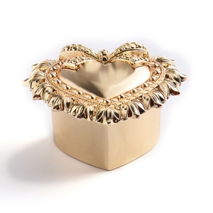 Estuche de Joyería Portátil con Forma de Corazón Retro para Mujer, Fabricado en China, Caja de Regalo para Joyas - Product Image 2