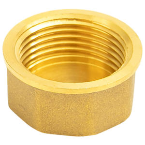 Tapón de Cobre para Tubería de Agua de 1 Pulgada y 2 Pulgadas, con Rosca Interna, Sello de 2, 3 y 6 Puntos para Líneas de Suministro de Agua - Product Image 1