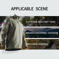 Veste Softshell Tactique pour Hommes CONMR, Vêtements de Chasse en Plein Air, pour Utilisation Tactique, Randonnée et Trekking, OEM Personnalisé
