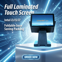 Terminal Punto de Venta Liverdol D7S de Escritorio, Sistema Todo en Uno, Directo de Fábrica, con CPU I3/I5/I7, 8GB de RAM, 128GB SSD, Sistema Operativo Android/Windows