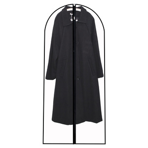Housse de rangement transparente anti-poussière pour vêtements, housse de protection pour manteaux, en plastique PEVA, 135x60cm, paquet individuel - Product Image 5