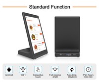10 pouces Android Kiosque de table Lcd écran tactile bureau auto-commande affichage numérique Menu Restaurant affichage
