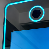 Photo Booth Cermin Ajaib 70" Langsung dari Pabrik, Opsional Layar Sentuh PC 43"/32" untuk Sewa Acara Pesta Pernikahan