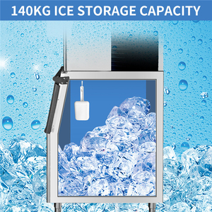 Máquina de Hielo Comercial de Alta Productividad, Producción Diaria de 200kg, 250kg, 500kg, 1000kg, Equipo de Fabricación de Hielo de Acero Inoxidable - Product Image 6