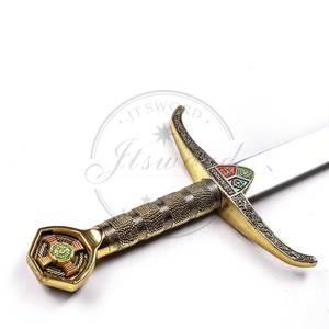 ดาบโรบินฮู้ดยุคกลางพร้อมแผ่นฐานตั้งโชว์ - Product Image 5