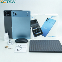 Tablet Android PE14-18 Pro Max 11 Inci Kustom, MTK6750 4G LTE dengan Aksesoris Lengkap, Mini Komputer 5000mah