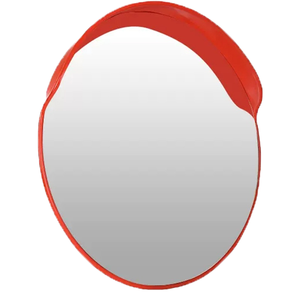 Miroir de sécurité concave/convexe noir de 60 cm en PC 180° pour garage, parking et circulation routière – Vente en gros usine - Product Image 1