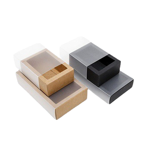 Tùy chỉnh đậu nành Mực in Thiết kế gấp Kraft Board hộp các tông cửa sổ trong suốt bao bì cho máy bay Hộp Tùy chỉnh - Product Image 2