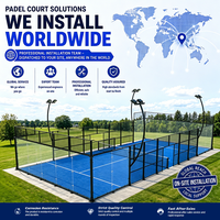 Cancha de Pádel Comercial de Gran Formato, Diseño de Base Integrada con Múltiples Unidades Combinadas, la Más Vendida