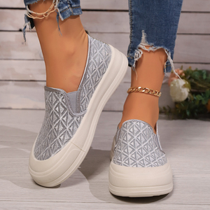 2025 primavera ed estate nuove suole spesse con scarpe da donna per studenti - Product Image 1