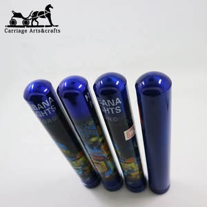 Tubo per sigari in metallo tubo per imballaggio in alluminio colore metallico - Product Image 4