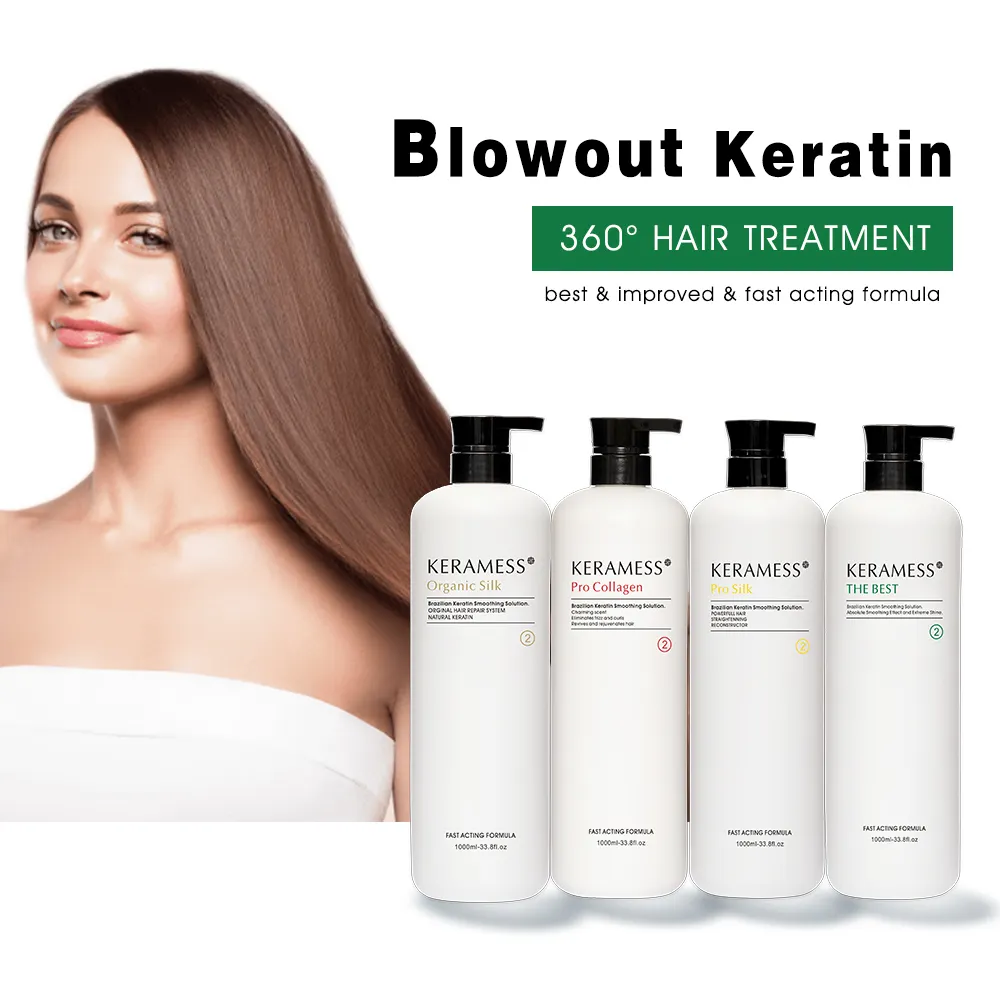 KeraMess Strong Effect Keratin Hair Treatment Detangling 100% Straightening Keratin Cream Care Repair Damaged Hair Treatment