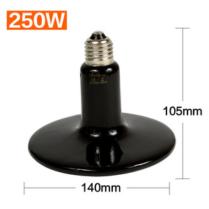 Nomoy Dell'animale Domestico di grandi dimensioni in ceramica A Raggi Infrarossi lampada di riscaldamento in ceramica emettitore Pet rettile lampada di calore per la vendita ND-04 - Product Image 6