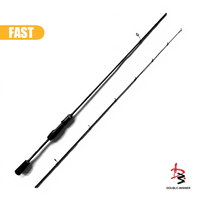 Canne à pêche spinning extra ultralégère en carbone de 6 pieds avec poignée EVA, poids de leurre 0,4-4g, pour la pêche en ruisseau et en eau douce (perche, truite) - Vente en gros