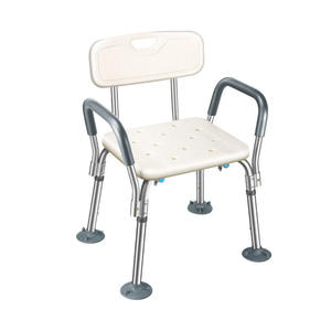 Banc <span class=keywords><strong>de</strong></span> <span class=keywords><strong>bain</strong></span> avec accoudoirs et dossier réglables, léger, portable, capacité <span class=keywords><strong>de</strong></span> 100 kg, confort amélioré, équipement <span class=keywords><strong>de</strong></span> sécurité pour la salle <span class=keywords><strong>de</strong></span> <span class=keywords><strong>bain</strong></span> - Product Image 3