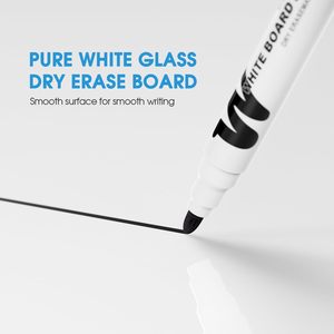 Lớn không khung kính cường lực bảng trắng tinh khiết với bảng xóa khô từ tính để sử dụng trên tường - Product Image 4