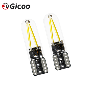 จิคู ที 10 ซีโอบี LED หลอดไฟ 2 ด้านแก้วลูกปัด 1.5W 12-24V แสงคงที่หลายสีไฟอ่านหนังสือภายในรถยนต์โคมไฟมาร์กเกอร์ - Product Image 3