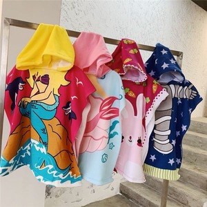Poncho pour enfants sans formaldéhyde, <span class=keywords><strong>Cape</strong></span> pour enfants absorbe l'eau, serviette <span class=keywords><strong>de</strong></span> plage à capuche - Product Image 5