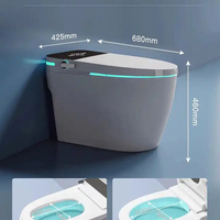 Mode moderne salle de bain toilette intelligente Bidet articles sanitaires toilette automatique toilettes intelligentes intelligentes en céramique