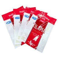 Sac de congélation pour aliments personnalisé sac de filet de poisson sac composite pour aliments en plastique avec fenêtre