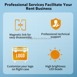 MOWL Manyetik Kablosuz Taşınabilir Dans Pisti Işığı RGB 3D Sonsuz Parti Sahne LED Dans Pisti Işığı Düğün Parti Sahnesi için Aydınlatmalı - Product Image 5