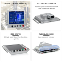 Panel PC Kontrol Industri Harga Terbaik J6412 dengan DDR4L 4G RAM 120G SSD All in One Industrial Control