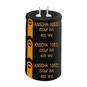 KNSCHA-condensador electrótico de aluminio, conector a presión, 18000uF, 6,3 V, para Audio