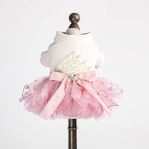 Pretty <strong>Pet</strong> Princess Dress Autumn Winter Dog Warm Dress - Product Image 4