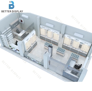 Tinh tế cửa hàng quang học thiết kế kính hiển thị quang học là viết tắt của đồ nội thất hiển thị quang học tùy chỉnh kính giới thiệu - Product Image 4