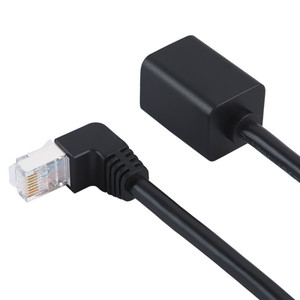 <span class=keywords><strong>Cable</strong></span> de Extensión <span class=keywords><strong>Ethernet</strong></span> Cat6 de 90 Grados, Adaptador de <span class=keywords><strong>Cable</strong></span> de Red <span class=keywords><strong>Ethernet</strong></span> RJ45 Cat 6 Macho a Hembra para PC y Portátil - Product Image 4