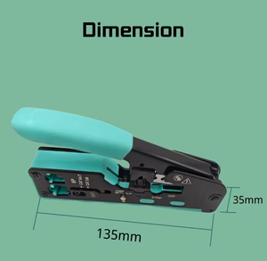 Pinza Crimpatrice Modulare 3-in-1 per RJ45/RJ12/RJ11 - Adatta per Prese Ethernet/Telefono CAT5/CAT6/CAT7 - Product Image 3
