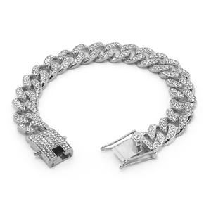 Cadena Cubana de Aleación AA de 13 mm con Eslabones Planos Pequeños en Forma de Dragón, Cadena de Diamantes Cubanos, Collar Moderno para Hombre, Estilo Hip-hop, para <span class=keywords><strong>Instagram</strong></span> - Product Image 5